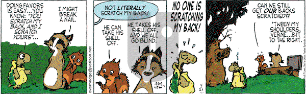 Over the Hedge on Wednesday May 21, 2008 Comic Strip