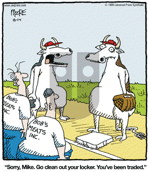 In the Bleachers - Saturday August 14, 1999 Comic Strip