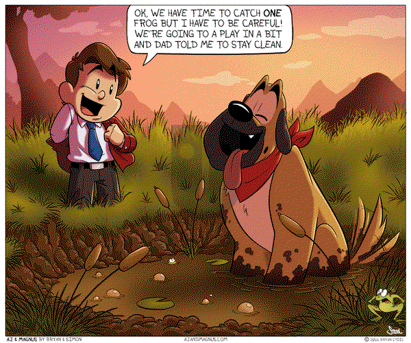 AJ and Magnus - Tuesday October 25, 2016 Comic Strip