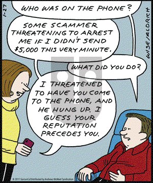 Real Life Adventures on Friday January 27, 2017 Comic Strip