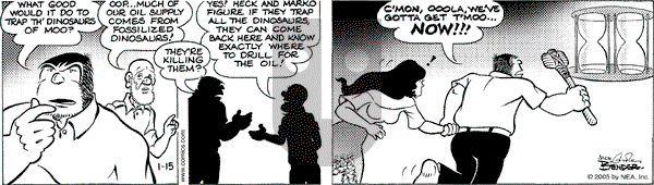 Alley Oop on Saturday January 15, 2005 Comic Strip