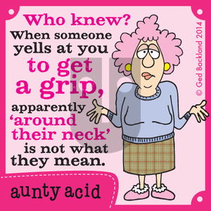 Aunty Acid on Saturday April 26, 2014 Comic Strip