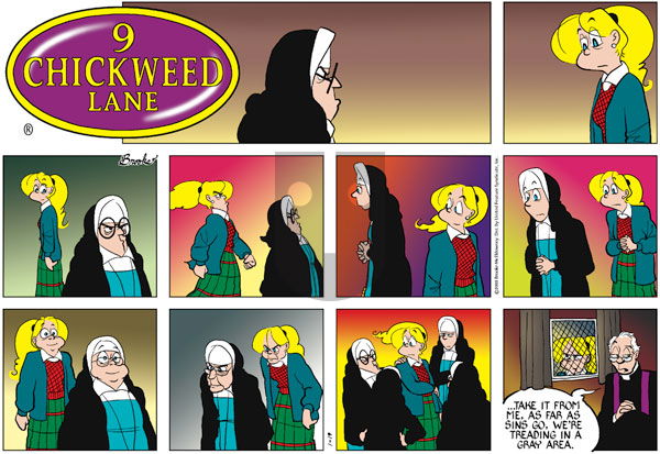 9 Chickweed Lane on Sunday January 19, 2003 Comic Strip