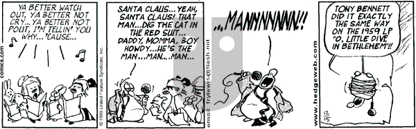 Over the Hedge on Wednesday December 15, 1999 Comic Strip
