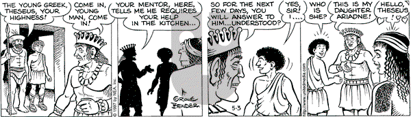 Alley Oop on Saturday May 3, 1997 Comic Strip
