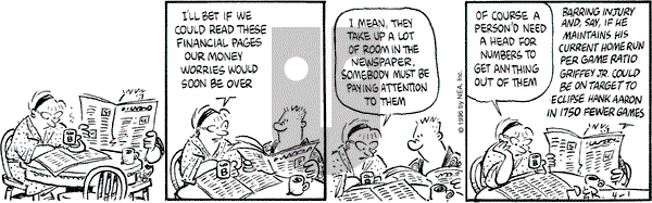 Betty on Monday April 1, 1996 Comic Strip