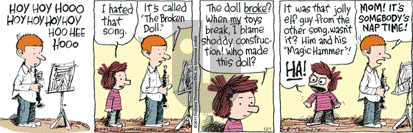 Cul de Sac on Thursday December 1, 2016 Comic Strip