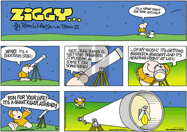 Ziggy - Sunday February 25, 2001 Comic Strip