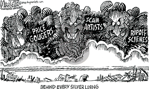 Matt Davies on Sunday August 15, 2004 Comic Strip