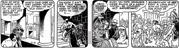 Alley Oop on Monday April 15, 1946 Comic Strip