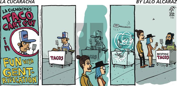 La Cucaracha on Sunday July 30, 2017 Comic Strip