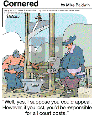 Cornered - Saturday October 8, 2011 Comic Strip