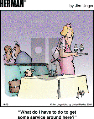 Herman on Saturday September 15, 2001 Comic Strip