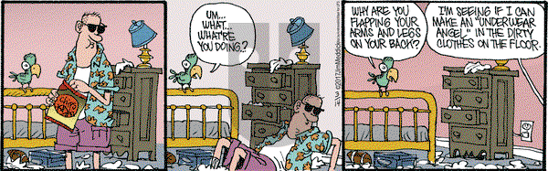 Monty on Tuesday March 14, 2017 Comic Strip