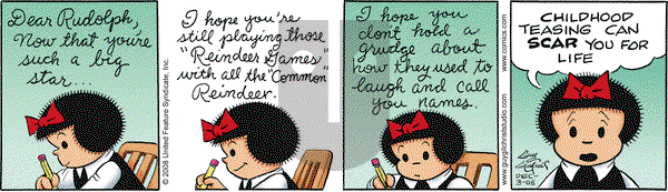 Nancy on Wednesday December 3, 2008 Comic Strip