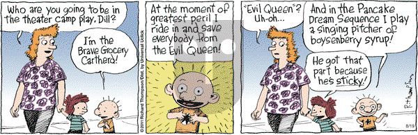 Cul de Sac on Friday August 19, 2011 Comic Strip