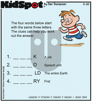 KidSpot on Friday May 30, 2025 Comic Strip