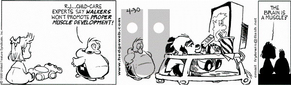 Over the Hedge on Thursday April 30, 1998 Comic Strip