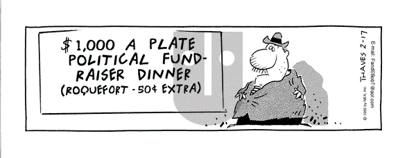 Frank and Ernest on Friday February 17, 1995 Comic Strip