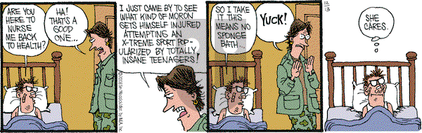 Monty on Saturday December 13, 2008 Comic Strip