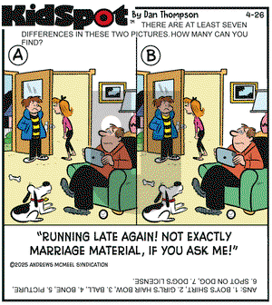 KidSpot on Saturday April 26, 2025 Comic Strip