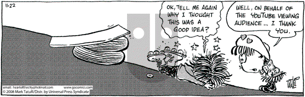 Heart of the City on Saturday November 22, 2008 Comic Strip