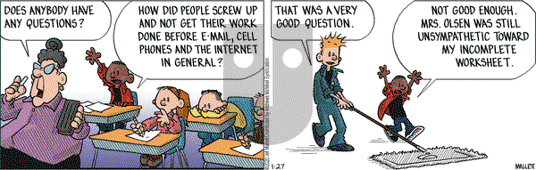 Frazz on Monday January 27, 2020 Comic Strip