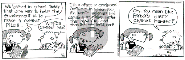 Soup to Nutz - Old on Wednesday November 8, 2000 Comic Strip