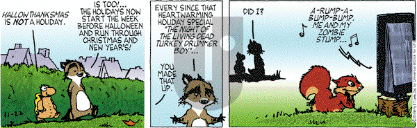 Over the Hedge on Tuesday November 22, 2016 Comic Strip