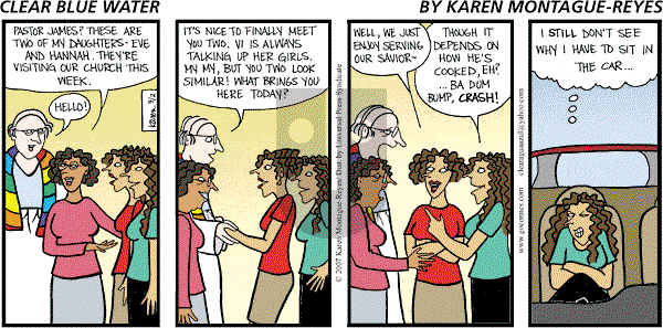 Clear Blue Water on Sunday September 2, 2007 Comic Strip