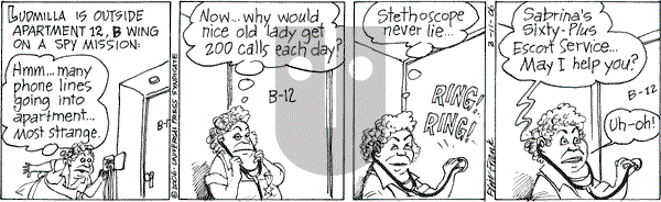 The Elderberries - Saturday March 11, 2006 Comic Strip