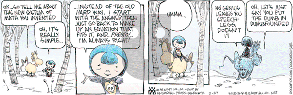 Non Sequitur - Tuesday February 24, 2009 Comic Strip
