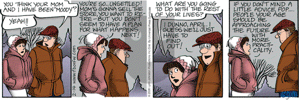 For Better or For Worse on Tuesday February 14, 2006 Comic Strip