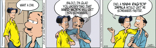 Baldo on Monday December 12, 2011 Comic Strip