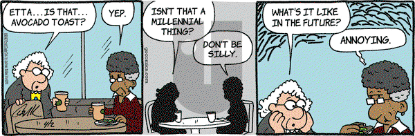 Lola on Thursday April 2, 2020 Comic Strip