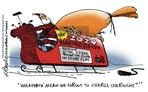 Henry Payne on Tuesday December 24, 2024 Comic Strip