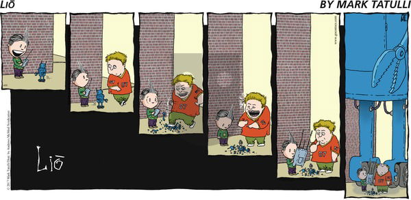 Lio on Sunday April 30, 2017 Comic Strip