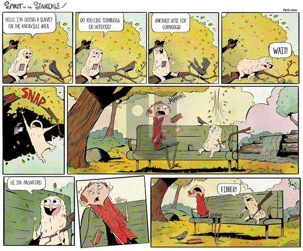 Spirit of the Staircase - Thursday July 28, 2016 Comic Strip
