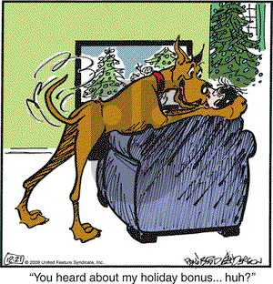 Marmaduke on Monday December 21, 2009 Comic Strip