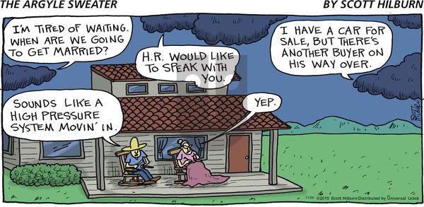 The Argyle Sweater on Sunday November 29, 2015 Comic Strip