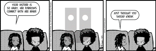 The Boondocks on Friday April 8, 2011 Comic Strip