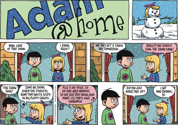 Adam@Home on Sunday February 23, 2014 Comic Strip