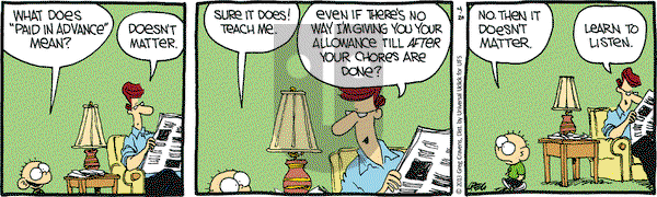 The Buckets on Saturday April 20, 2013 Comic Strip