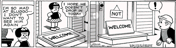 Nancy on Wednesday July 21, 1971 Comic Strip