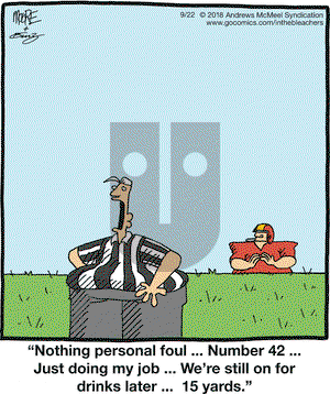 In the Bleachers on Saturday September 22, 2018 Comic Strip