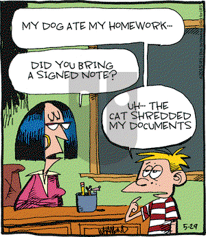 Reality Check on Friday May 29, 2015 Comic Strip