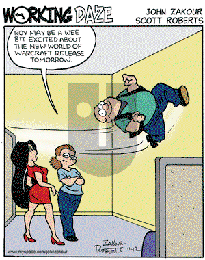 Working Daze on Wednesday November 12, 2008 Comic Strip