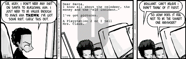 The Boondocks on Saturday July 26, 2008 Comic Strip