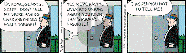 The Born Loser on Monday July 28, 2025 Comic Strip