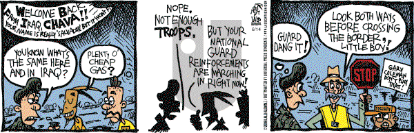 La Cucaracha on Wednesday June 14, 2006 Comic Strip